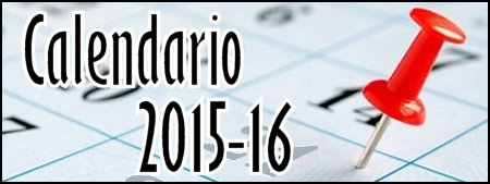 Calendario escolar 2015 / 2016
